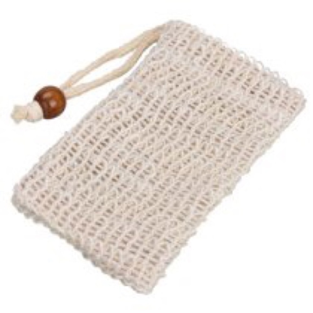 Set of 2 Natural Sisal Soap Saver Bags